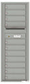 11 Tenant Doors with Outgoing Mail Compartment - 4C Wall Mount 13-High Mailboxes - 4C13S-11