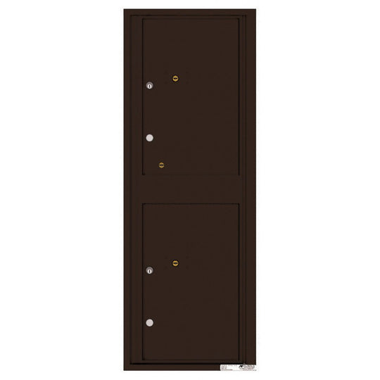 2 Parcel Doors Unit - 4C Wall Mount 13 - High - 4C13S - 2P - Select Commercial Mailboxes