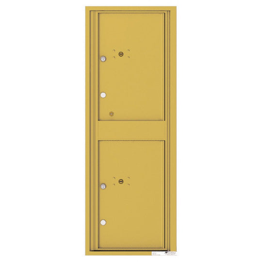 2 Parcel Doors Unit - 4C Wall Mount 13 - High - 4C13S - 2P - Select Commercial Mailboxes