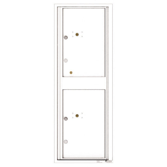 2 Parcel Doors Unit - 4C Wall Mount 13 - High - 4C13S - 2P - Select Commercial Mailboxes