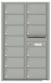 13 Oversized Tenant Doors and Outgoing Mail Compartment - 4C Wall Mount 14-High Mailboxes - 4C14D-13