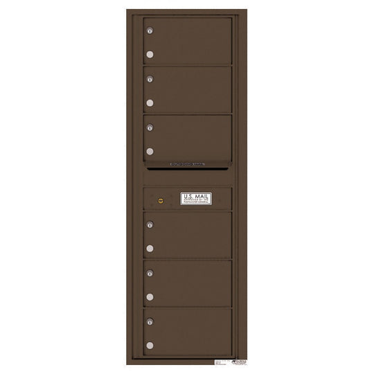 6 Over - Sized Tenant Doors with Outgoing Mail Compartment - 4C Wall Mount 14 - High Mailboxes - 4C14S - 06 - Select Commercial Mailboxes