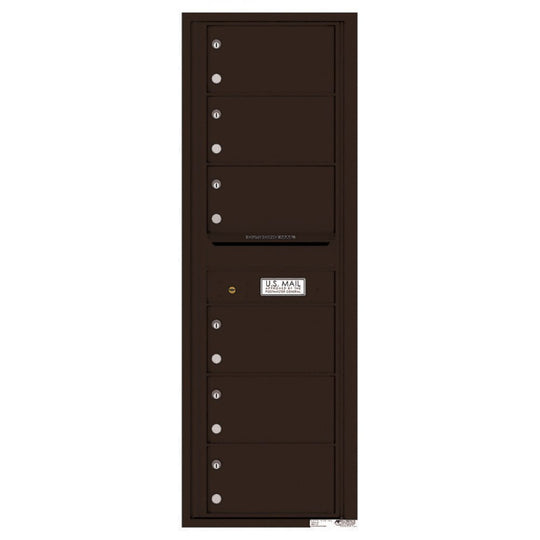 6 Over - Sized Tenant Doors with Outgoing Mail Compartment - 4C Wall Mount 14 - High Mailboxes - 4C14S - 06 - Select Commercial Mailboxes