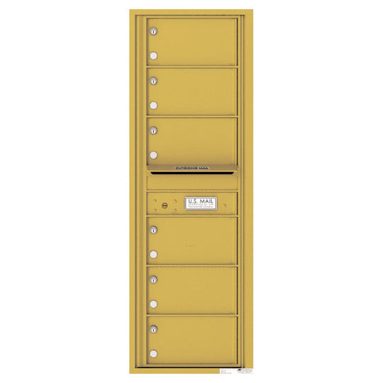 6 Over - Sized Tenant Doors with Outgoing Mail Compartment - 4C Wall Mount 14 - High Mailboxes - 4C14S - 06 - Select Commercial Mailboxes