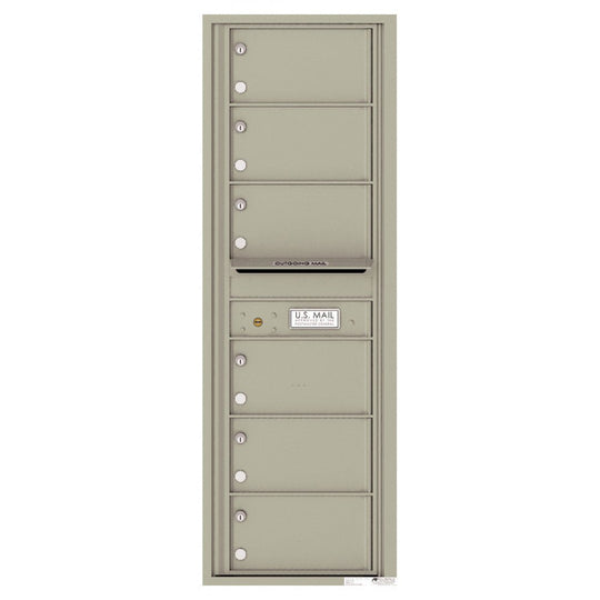 6 Over - Sized Tenant Doors with Outgoing Mail Compartment - 4C Wall Mount 14 - High Mailboxes - 4C14S - 06 - Select Commercial Mailboxes