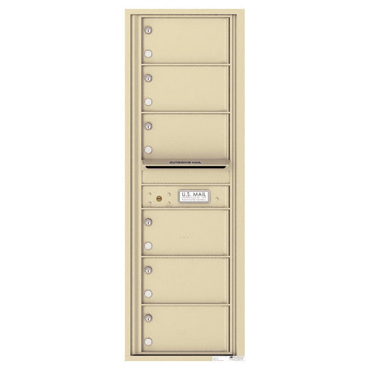 6 Over - Sized Tenant Doors with Outgoing Mail Compartment - 4C Wall Mount 14 - High Mailboxes - 4C14S - 06 - Select Commercial Mailboxes