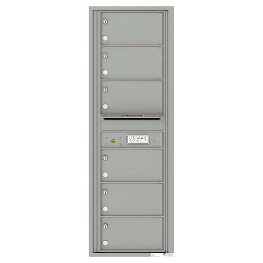 6 Over - Sized Tenant Doors with Outgoing Mail Compartment - 4C Wall Mount 14 - High Mailboxes - 4C14S - 06 - Select Commercial Mailboxes
