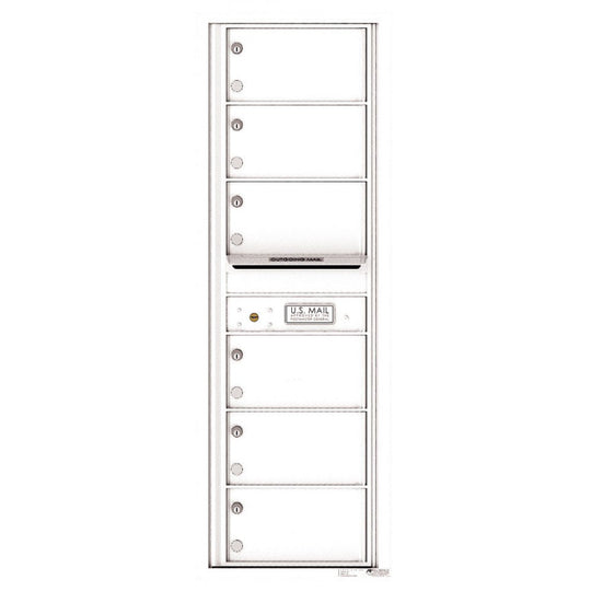 6 Over - Sized Tenant Doors with Outgoing Mail Compartment - 4C Wall Mount 14 - High Mailboxes - 4C14S - 06 - Select Commercial Mailboxes