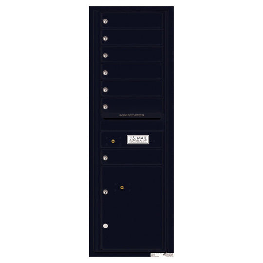 7 Tenant Doors with 1 Parcel Locker and Outgoing Mail Compartment - 4C Wall Mount 14 - High Mailboxes - 4C14S - 07 - Select Commercial Mailboxes