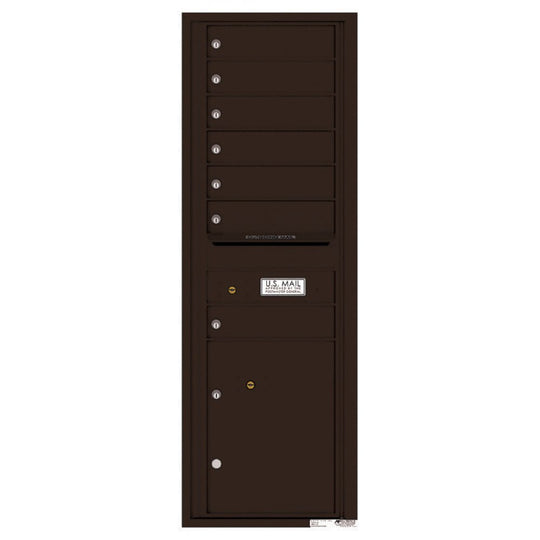 7 Tenant Doors with 1 Parcel Locker and Outgoing Mail Compartment - 4C Wall Mount 14 - High Mailboxes - 4C14S - 07 - Select Commercial Mailboxes