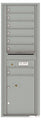 7 Tenant Doors with 1 Parcel Locker and Outgoing Mail Compartment - 4C Wall Mount 14-High Mailboxes - 4C14S-07