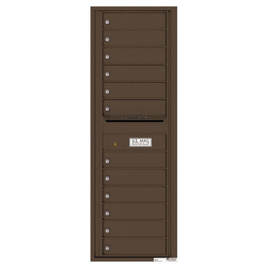 12 Tenant Doors with Outgoing Mail Compartment - 4C Wall Mount 14 - High Mailboxes - 4C14S - 12 - Select Commercial Mailboxes