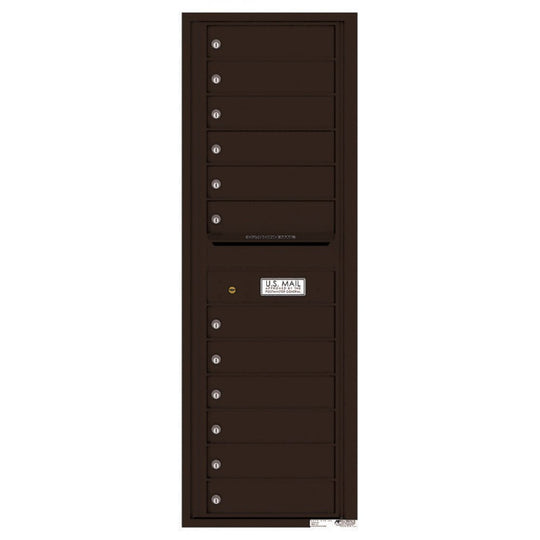 12 Tenant Doors with Outgoing Mail Compartment - 4C Wall Mount 14 - High Mailboxes - 4C14S - 12 - Select Commercial Mailboxes