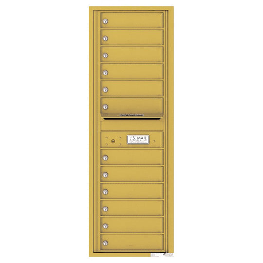 12 Tenant Doors with Outgoing Mail Compartment - 4C Wall Mount 14 - High Mailboxes - 4C14S - 12 - Select Commercial Mailboxes