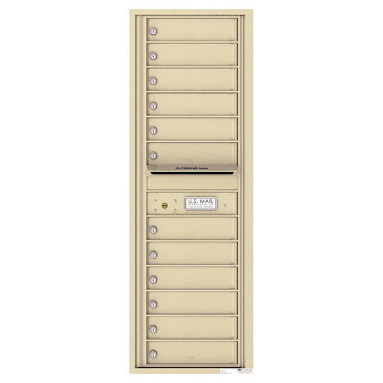 12 Tenant Doors with Outgoing Mail Compartment - 4C Wall Mount 14 - High Mailboxes - 4C14S - 12 - Select Commercial Mailboxes