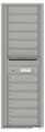 12 Tenant Doors with Outgoing Mail Compartment - 4C Wall Mount 14-High Mailboxes - 4C14S-12
