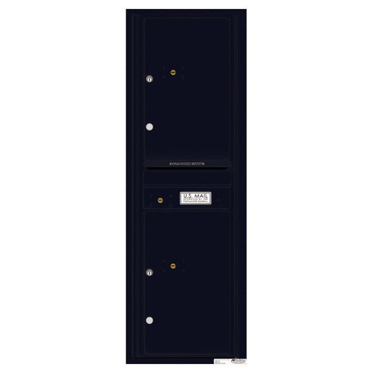 2 Parcel Doors with 1 Outgoing Mail Compartment Unit - 4C Wall Mount 14 - High - 4C14S - 2P - Select Commercial Mailboxes