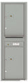 2 Parcel Doors with 1 Outgoing Mail Compartment Unit - 4C Wall Mount 14-High - 4C14S-2P