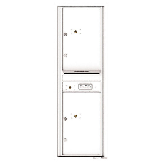 2 Parcel Doors with 1 Outgoing Mail Compartment Unit - 4C Wall Mount 14 - High - 4C14S - 2P - Select Commercial Mailboxes