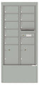 9 Tenant Doors with 2 Parcel Lockers and Outgoing Mail Compartment - 4C Depot Mailbox Module - 4C15D-09-D