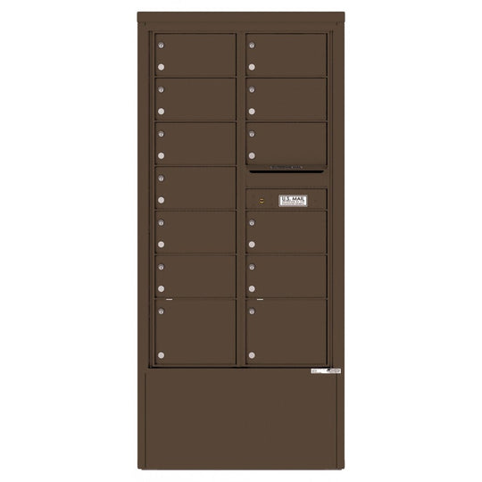 13 Tenant Doors and Outgoing Mail Compartment - 4C Depot Mailbox Module - 4C15D - 13 - D - Select Commercial Mailboxes
