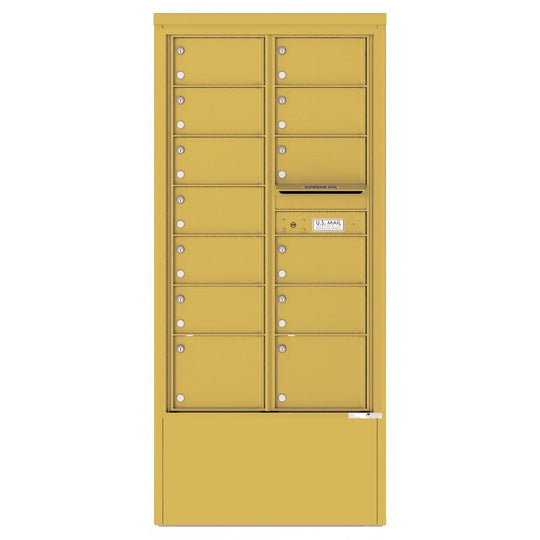 13 Tenant Doors and Outgoing Mail Compartment - 4C Depot Mailbox Module - 4C15D - 13 - D - Select Commercial Mailboxes