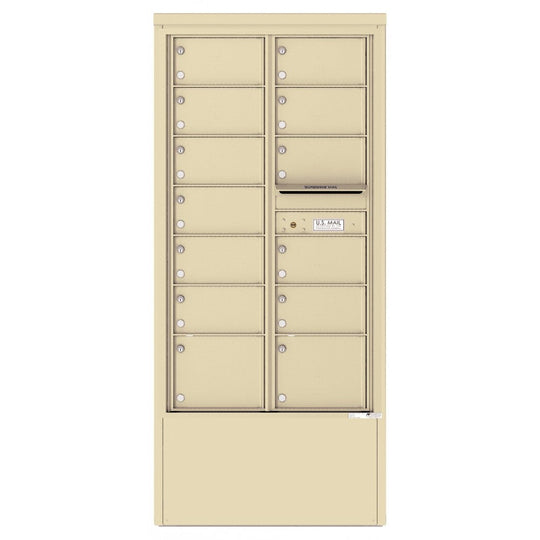 13 Tenant Doors and Outgoing Mail Compartment - 4C Depot Mailbox Module - 4C15D - 13 - D - Select Commercial Mailboxes