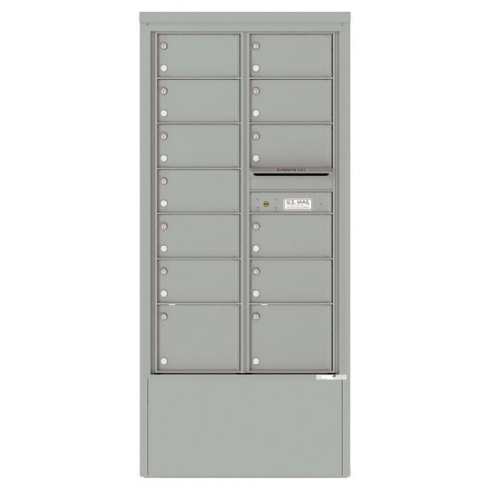 13 Tenant Doors and Outgoing Mail Compartment - 4C Depot Mailbox Module - 4C15D - 13 - D - Select Commercial Mailboxes