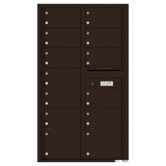 13 Oversized Tenant Doors and Outgoing Mail Compartment - 4C Wall Mount 15 - High Mailboxes - 4C15D - 13 - Select Commercial Mailboxes