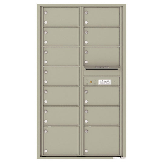13 Oversized Tenant Doors and Outgoing Mail Compartment - 4C Wall Mount 15 - High Mailboxes - 4C15D - 13 - Select Commercial Mailboxes