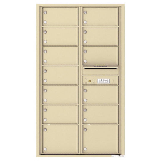 13 Oversized Tenant Doors and Outgoing Mail Compartment - 4C Wall Mount 15 - High Mailboxes - 4C15D - 13 - Select Commercial Mailboxes