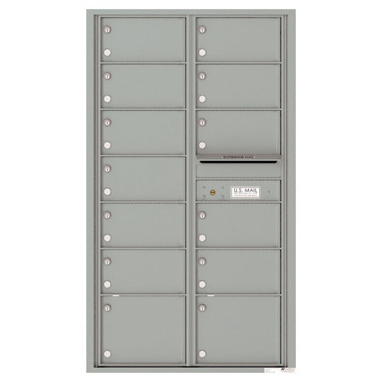 13 Oversized Tenant Doors and Outgoing Mail Compartment - 4C Wall Mount 15 - High Mailboxes - 4C15D - 13 - Select Commercial Mailboxes