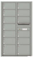 13 Oversized Tenant Doors and Outgoing Mail Compartment - 4C Wall Mount 15-High Mailboxes - 4C15D-13