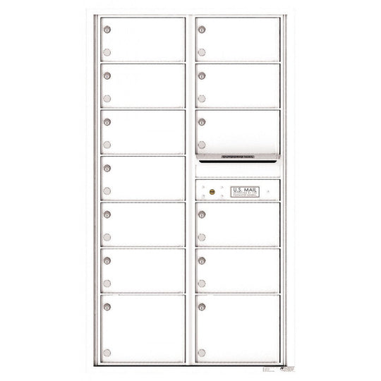 13 Oversized Tenant Doors and Outgoing Mail Compartment - 4C Wall Mount 15 - High Mailboxes - 4C15D - 13 - Select Commercial Mailboxes
