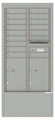 16 Tenant Doors with 2 Parcel Lockers and Outgoing Mail Compartment - 4C Depot Mailbox Module - 4C15D-16-D