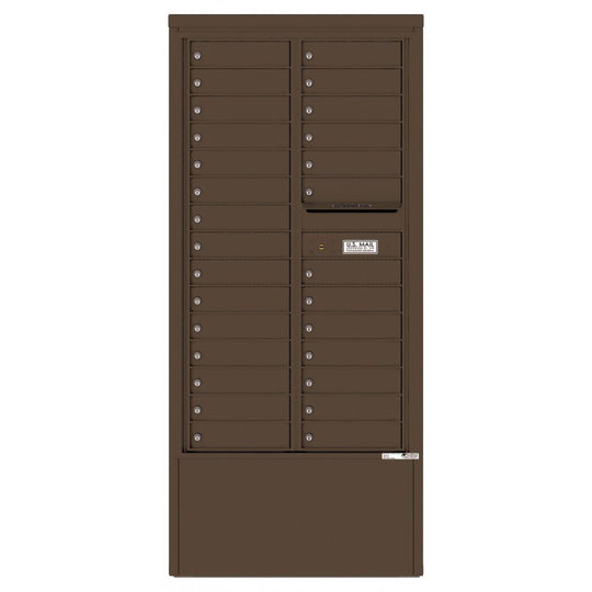28 Tenant Doors and Outgoing Mail Compartment - 4C Depot Mailbox Module - 4C15D - 28 - D - Select Commercial Mailboxes