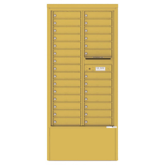 28 Tenant Doors and Outgoing Mail Compartment - 4C Depot Mailbox Module - 4C15D - 28 - D - Select Commercial Mailboxes