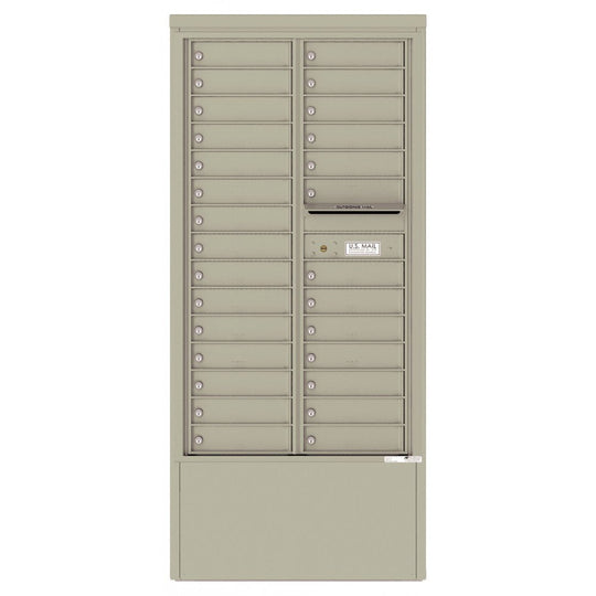 28 Tenant Doors and Outgoing Mail Compartment - 4C Depot Mailbox Module - 4C15D - 28 - D - Select Commercial Mailboxes