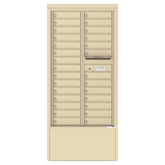 28 Tenant Doors and Outgoing Mail Compartment - 4C Depot Mailbox Module - 4C15D - 28 - D - Select Commercial Mailboxes