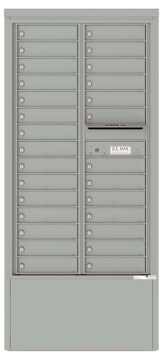 28 Tenant Doors and Outgoing Mail Compartment - 4C Depot Mailbox Module - 4C15D - 28 - D - Select Commercial Mailboxes