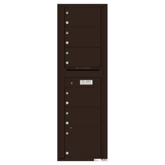 6 Oversized Tenant Doors with Outgoing Mail Compartment - 4C Wall Mount 15 - High Mailboxes - 4C15S - 06 - Select Commercial Mailboxes