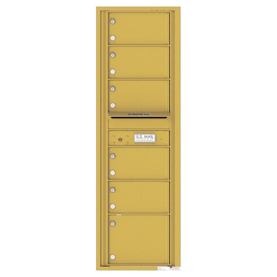 6 Oversized Tenant Doors with Outgoing Mail Compartment - 4C Wall Mount 15 - High Mailboxes - 4C15S - 06 - Select Commercial Mailboxes