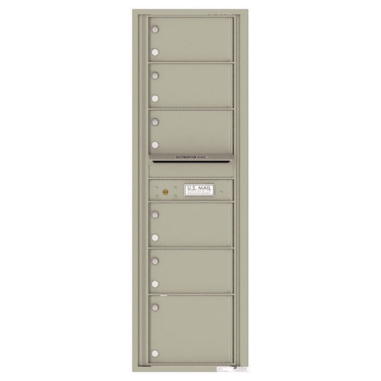 6 Oversized Tenant Doors with Outgoing Mail Compartment - 4C Wall Mount 15 - High Mailboxes - 4C15S - 06 - Select Commercial Mailboxes