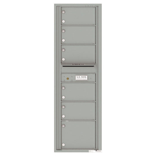 6 Oversized Tenant Doors with Outgoing Mail Compartment - 4C Wall Mount 15 - High Mailboxes - 4C15S - 06 - Select Commercial Mailboxes