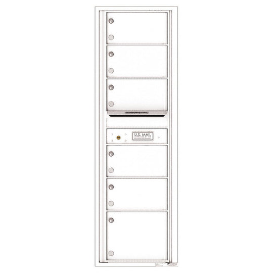 6 Oversized Tenant Doors with Outgoing Mail Compartment - 4C Wall Mount 15 - High Mailboxes - 4C15S - 06 - Select Commercial Mailboxes