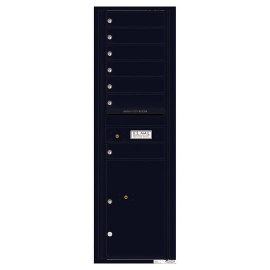 7 Tenant Doors with 1 Parcel Locker and Outgoing Mail Compartment - 4C Wall Mount 15 - High Mailboxes - 4C15S - 07 - Select Commercial Mailboxes