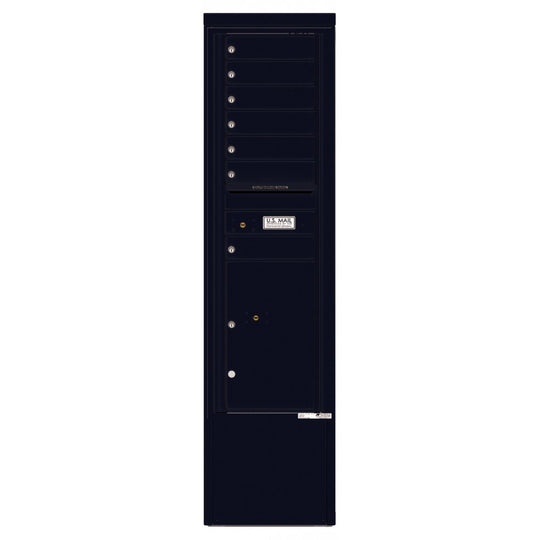 7 Tenant Doors with 1 Parcel Locker and Outgoing Mail Compartment - 4C Depot Mailbox Module - 4C15S - 07 - D - Select Commercial Mailboxes