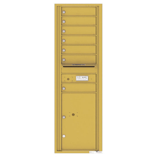 7 Tenant Doors with 1 Parcel Locker and Outgoing Mail Compartment - 4C Wall Mount 15 - High Mailboxes - 4C15S - 07 - Select Commercial Mailboxes