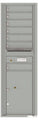 7 Tenant Doors with 1 Parcel Locker and Outgoing Mail Compartment - 4C Wall Mount 15-High Mailboxes - 4C15S-07