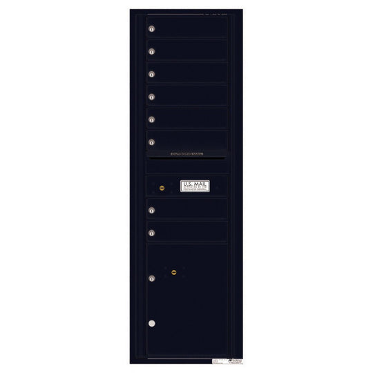 8 Tenant Doors with 1 Parcel Locker and Outgoing Mail Compartment - 4C Wall Mount 15 - High Mailboxes - 4C15S - 08 - Select Commercial Mailboxes